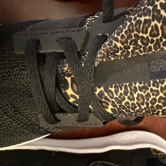 NWOT: New Balance Womens Black and Cheetah Print Sneakers - Picture 10 of 10